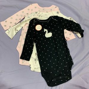 3 pack long sleeve onesies